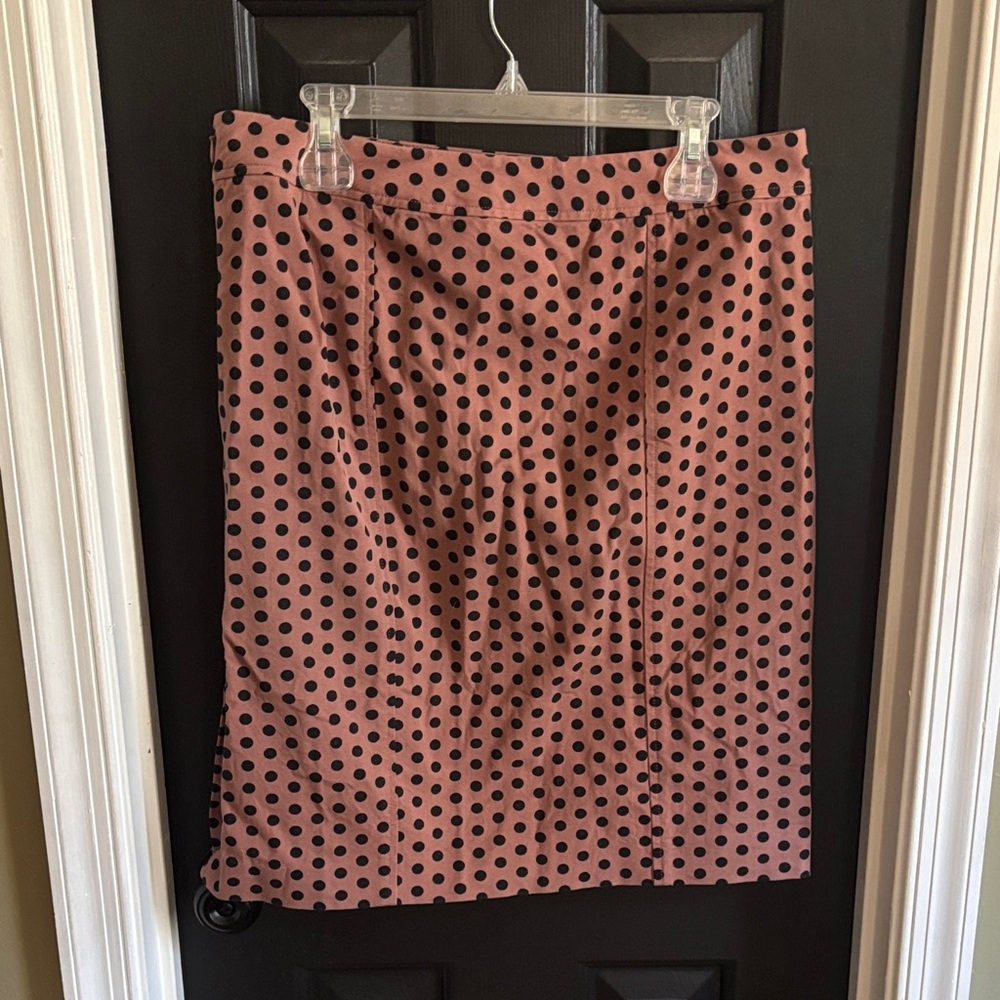 Polka Dot Pencil Skirt